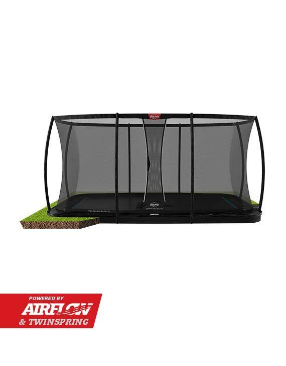 BERG Ultim Elite FlatGround 500 Black + Safety Net DLX XL