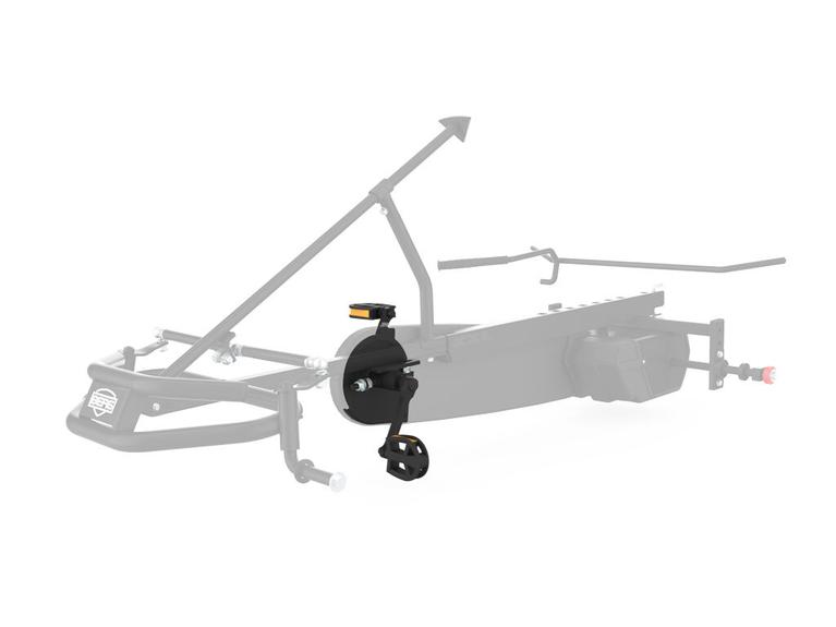XXL Rahmen - Tretlager mit Kurbel set 140, 36T + pedalen