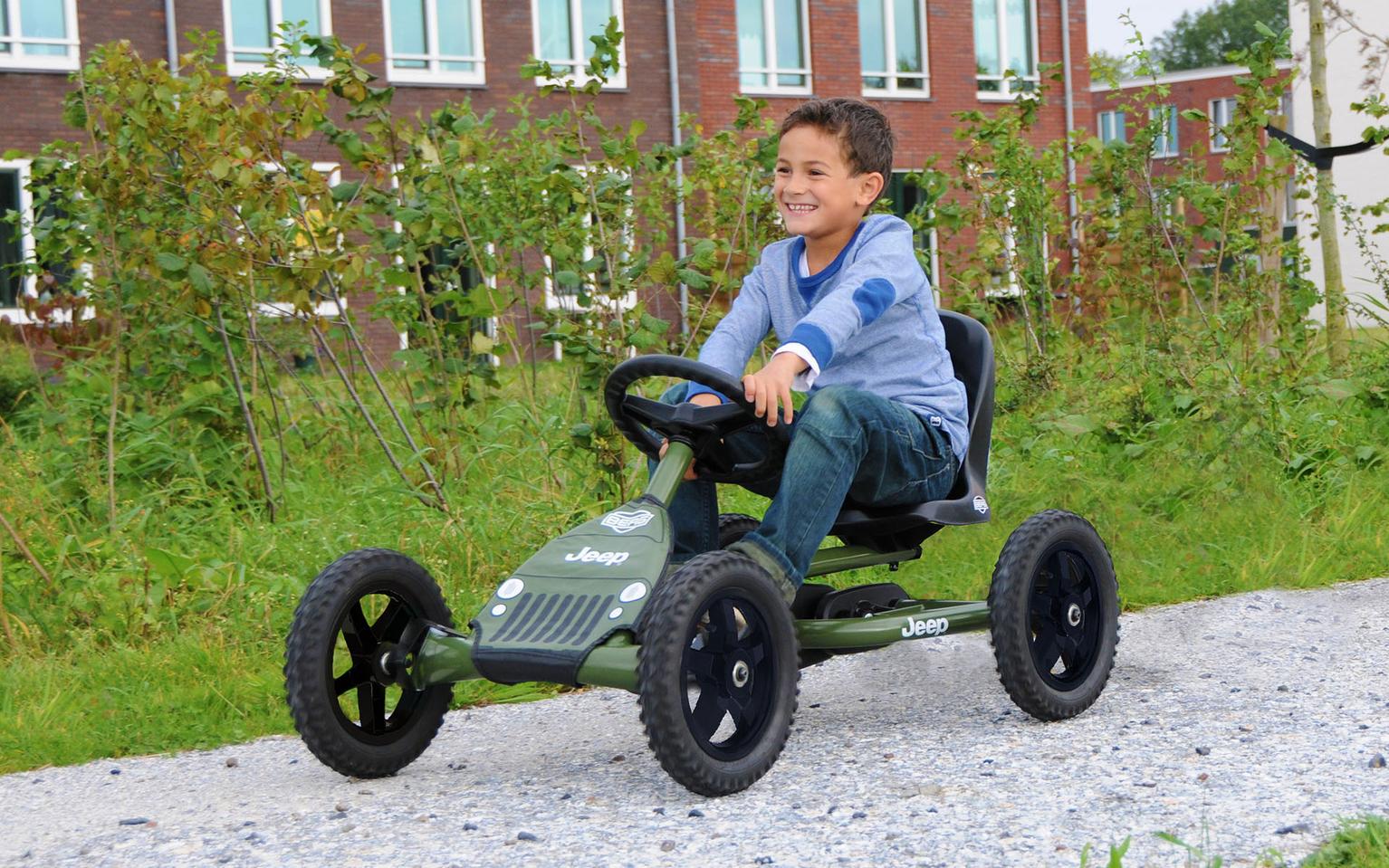 Berg Toys - Buddy Redster Pedal Go Kart - Go Kart - Go Cart for Kids -  Pedal Car Outdoor Toys for Children Ages 3-8 - Ride On-Toy - BFR System 