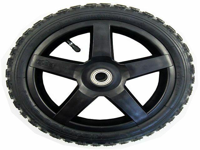 Wheel black 12.5x2.50-9 all terrain
