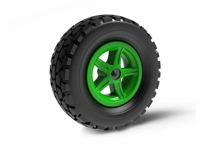 Wheel 5-spoke green 400/140-8 all terrain