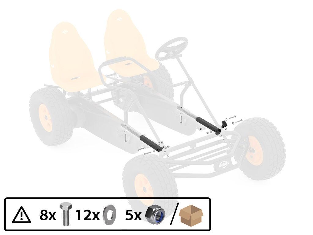 Duo Coaster - Rear Frame Extenders